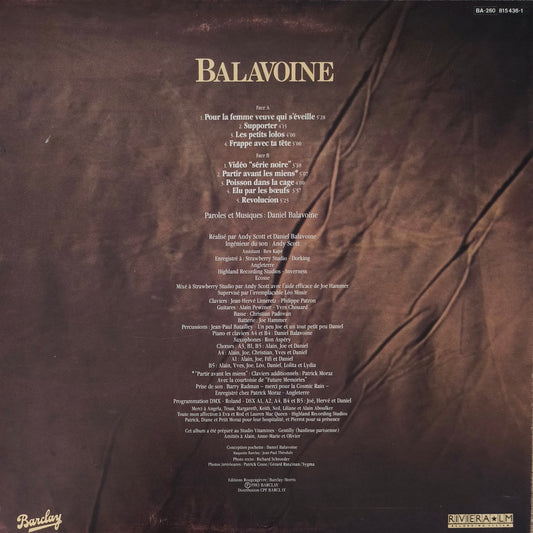 DANIEL BALAVOINE - Loin Des Yeux De L'Occident