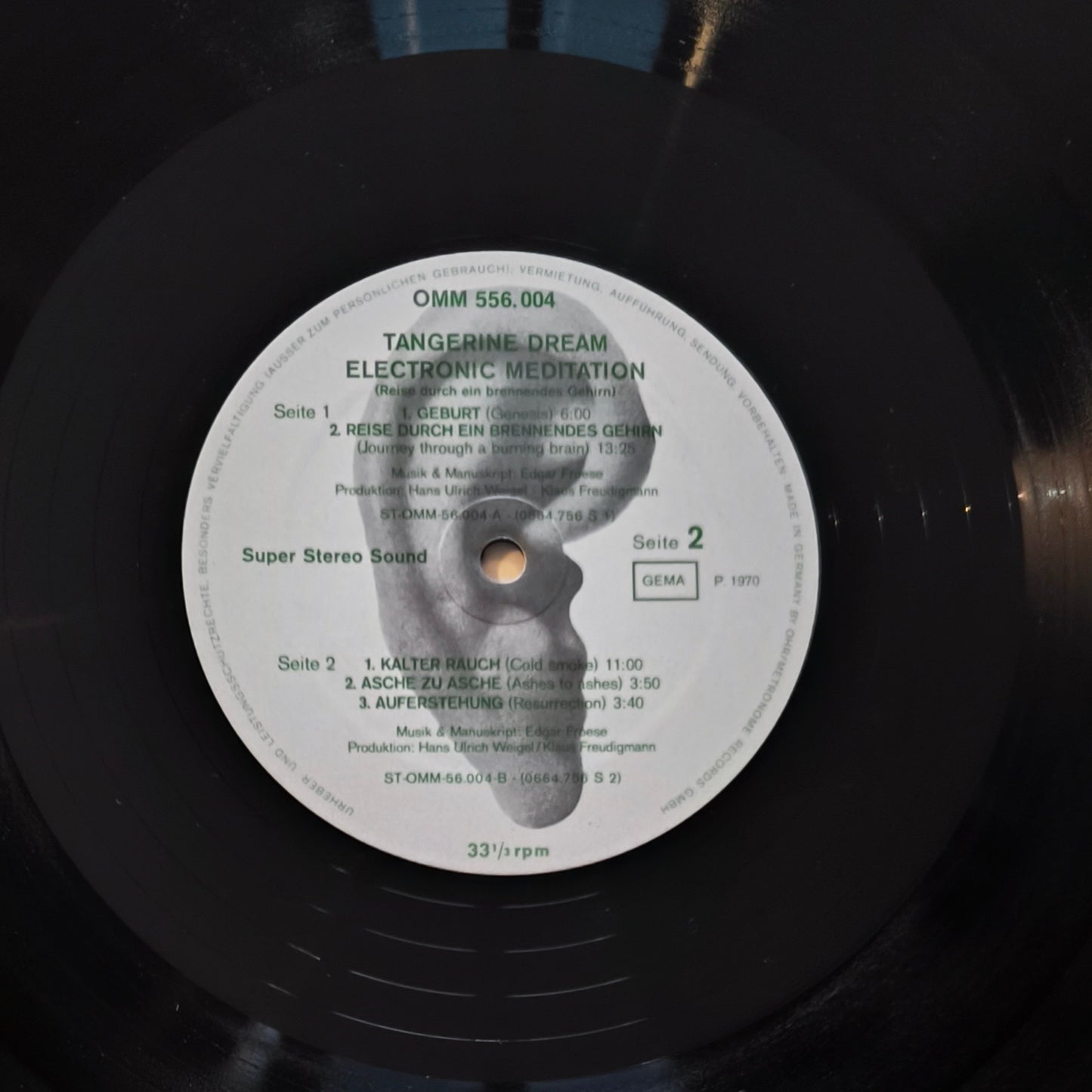 TANGERINE DREAM - Electronic Meditation