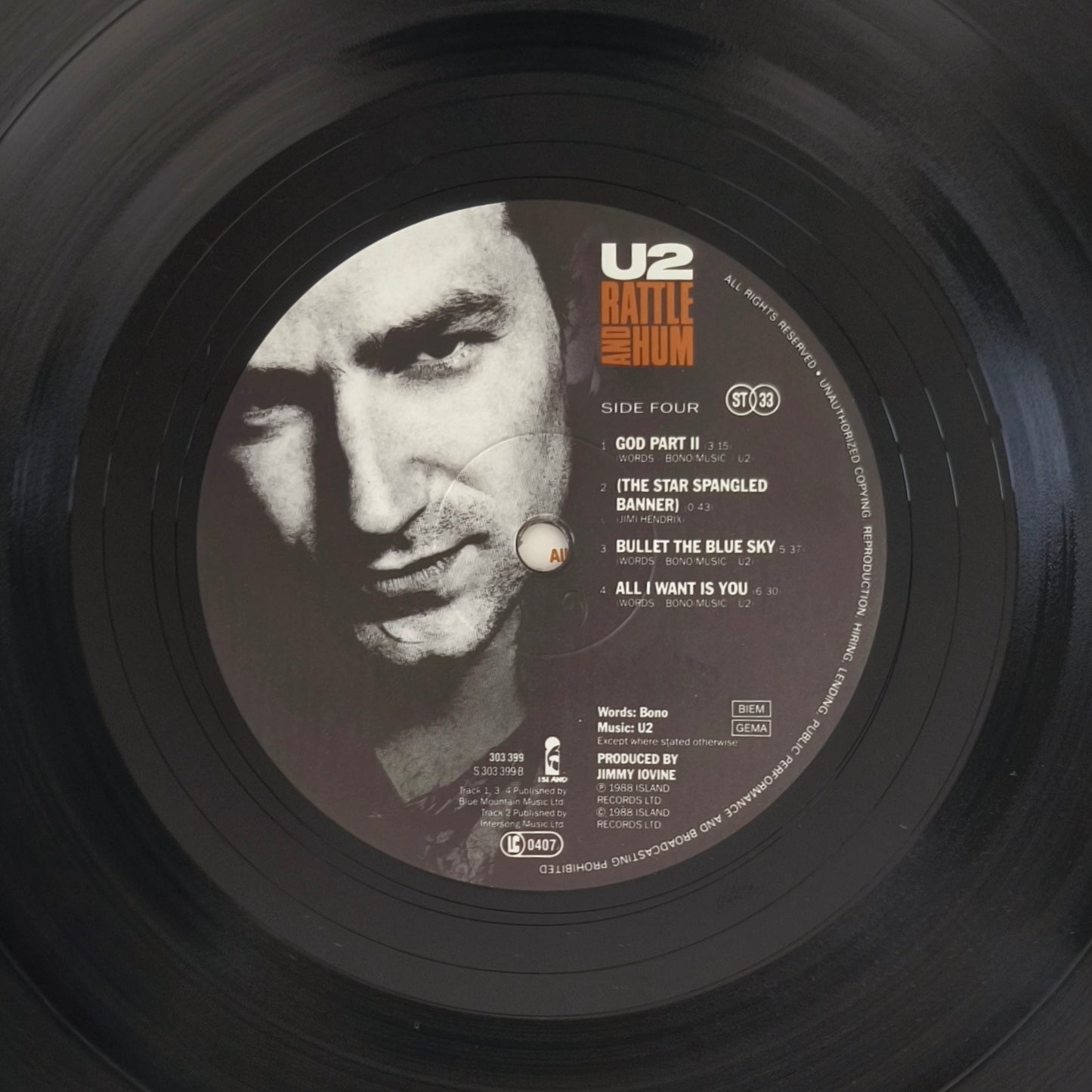 U2 - Rattle And Hum