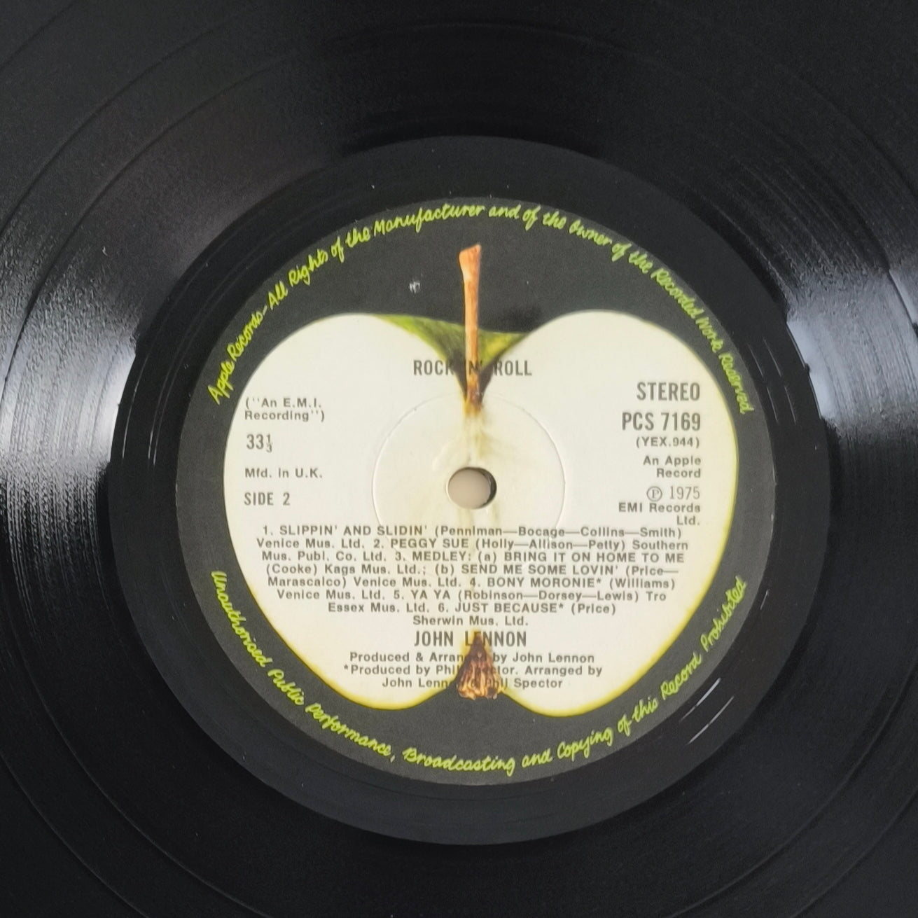 JOHN LENNON - Rock 'N' Roll (First Press UK 1975)