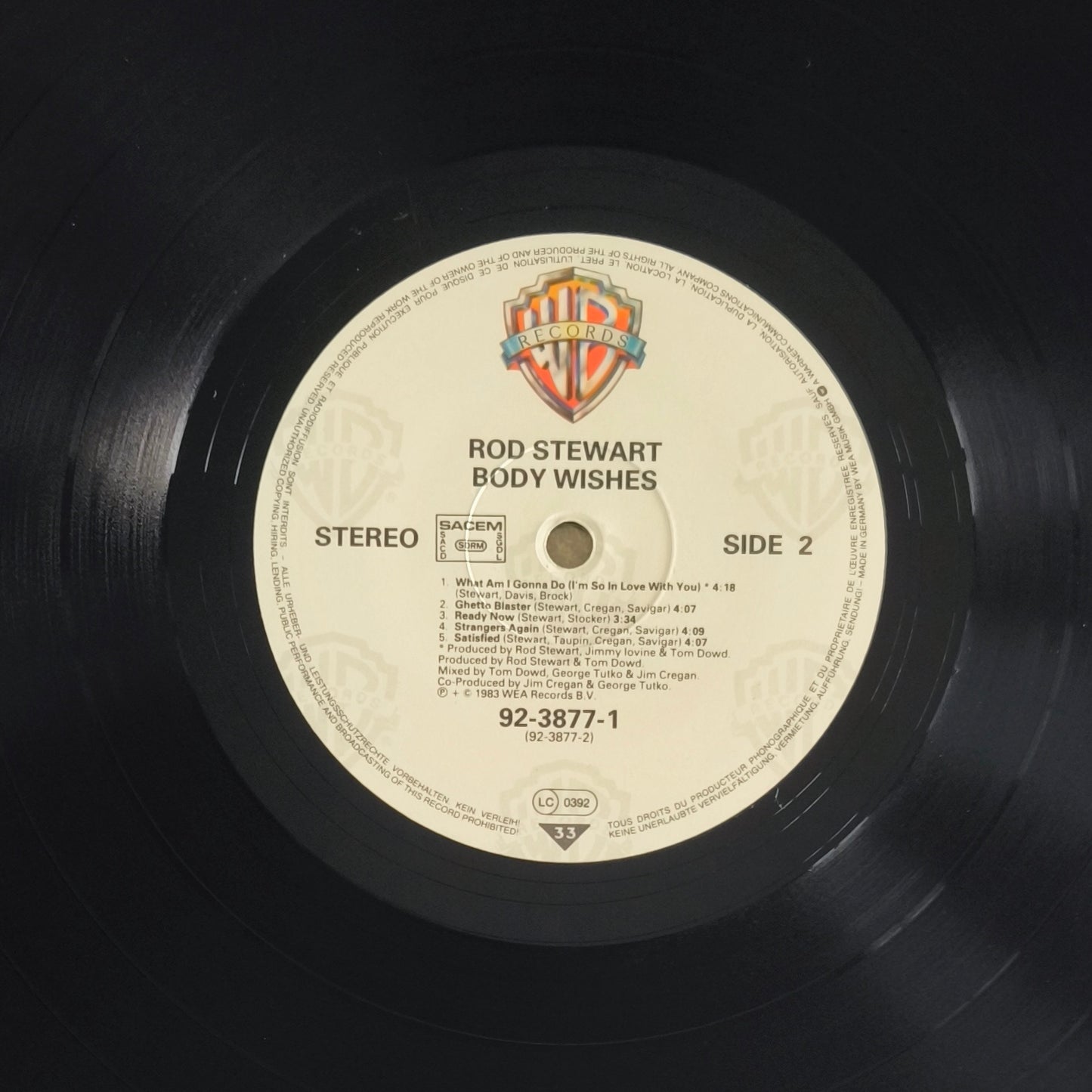 ROD STEWART - Body Wishes