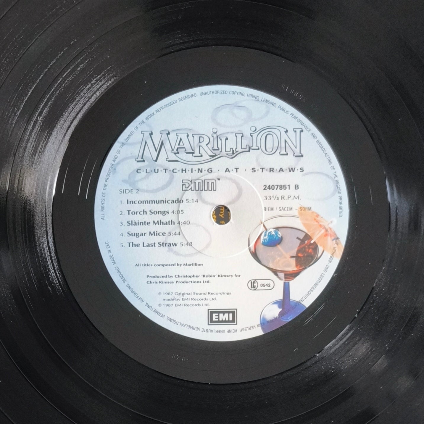 MARILLION - Clutching At Straws