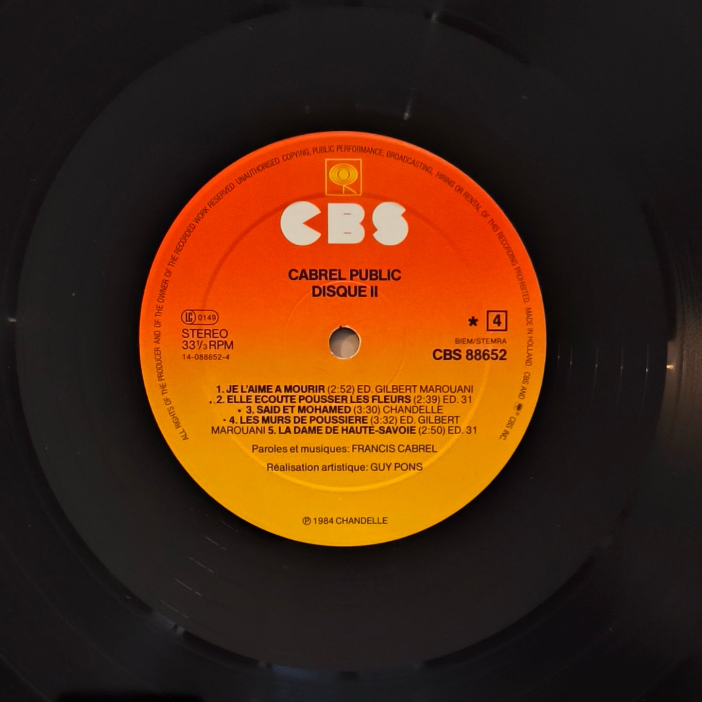 FRANCIS CABREL - Cabrel Public