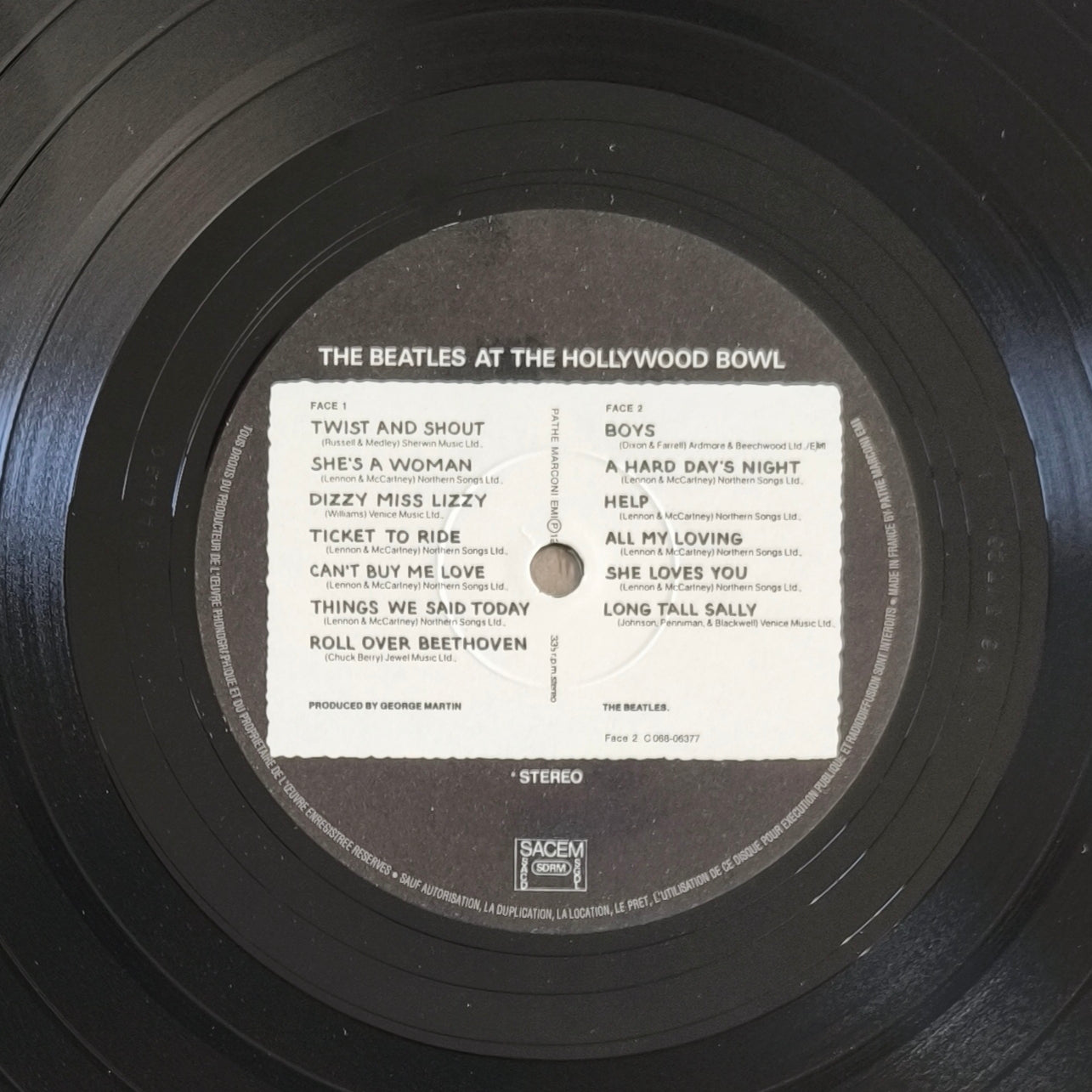 THE BEATLES - The Beatles At The Hollywood Bowl