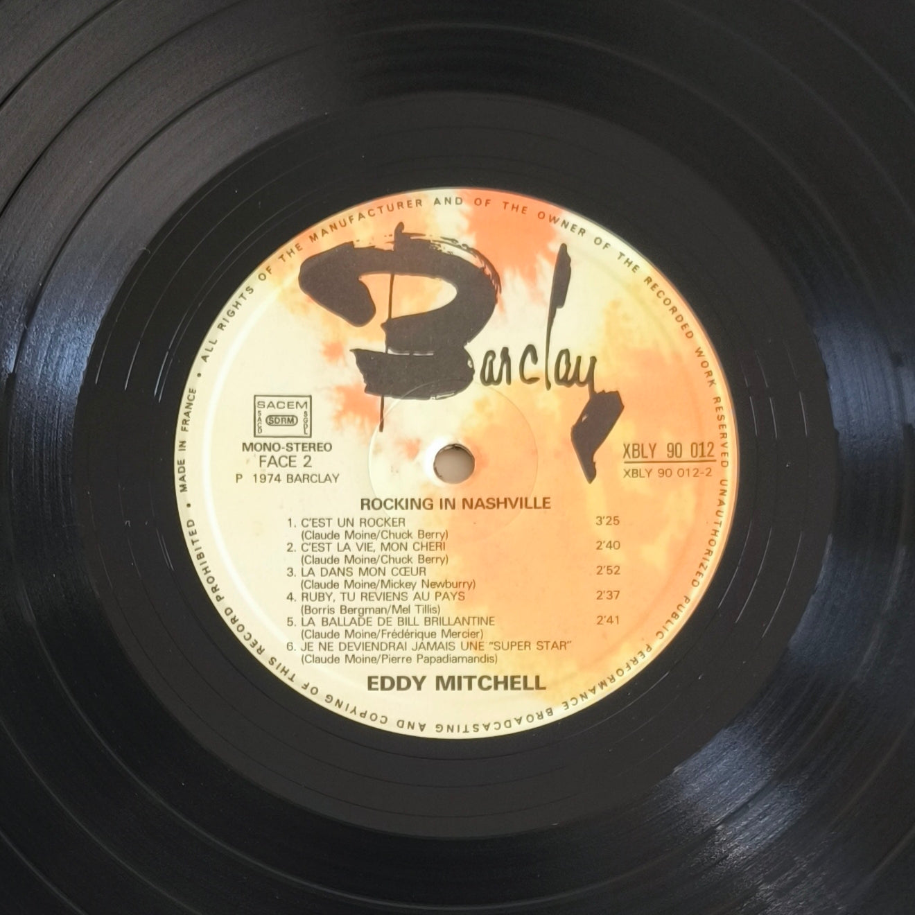 EDDY MITCHELL - Rocking In Nashville