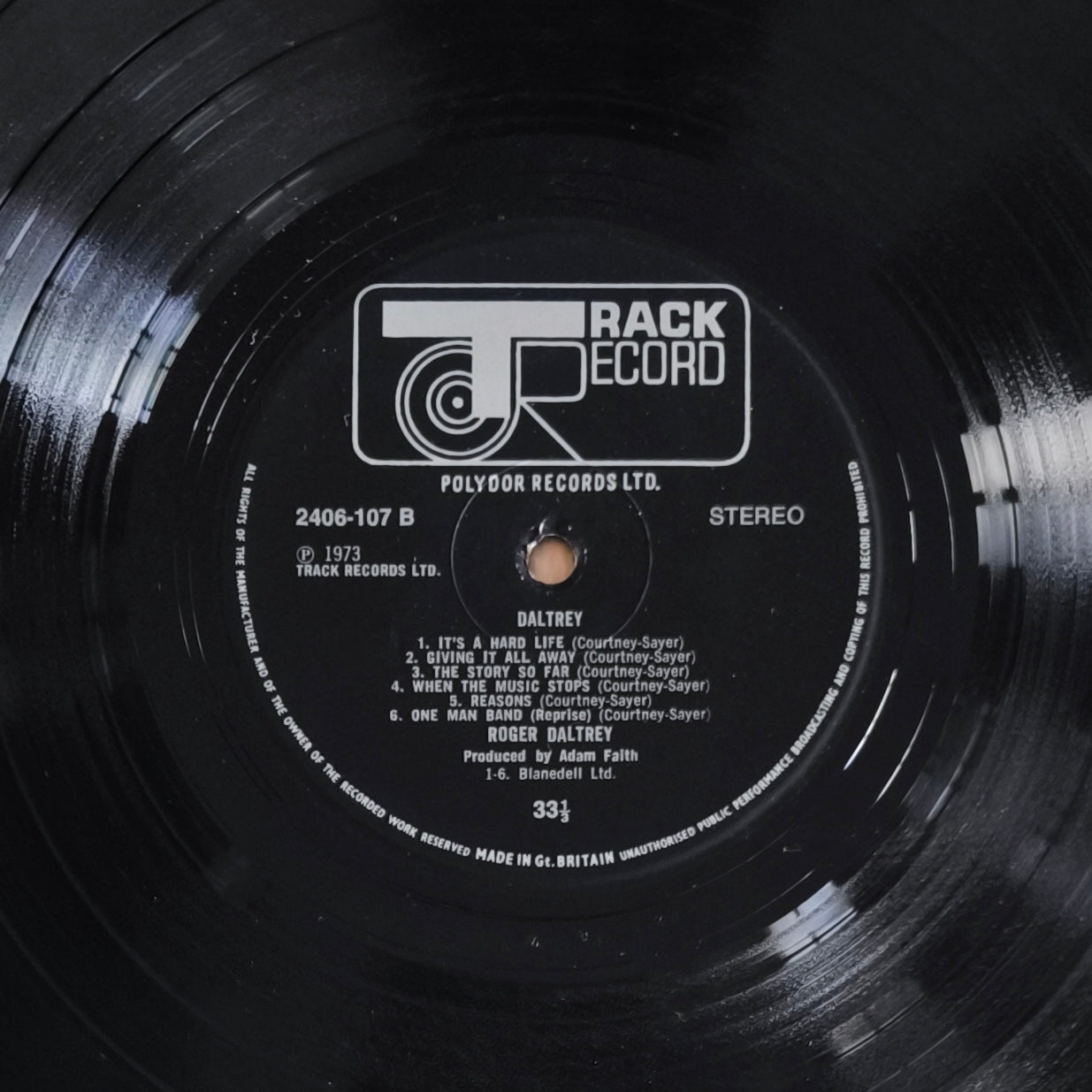 ROGER DALTREY - Daltrey (Pressage UK)