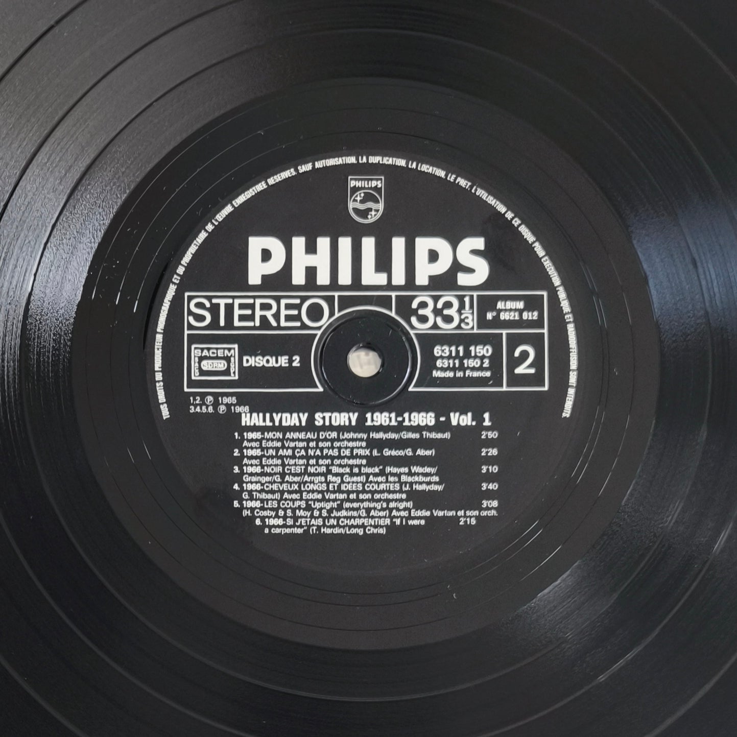 JOHNNY HALLYDAY - Hallyday Story 1961 - 1966