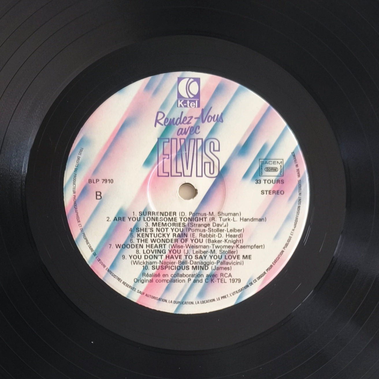 ELVIS PRESLEY - Rendez-Vous Avec Elvis (20 Love Songs)