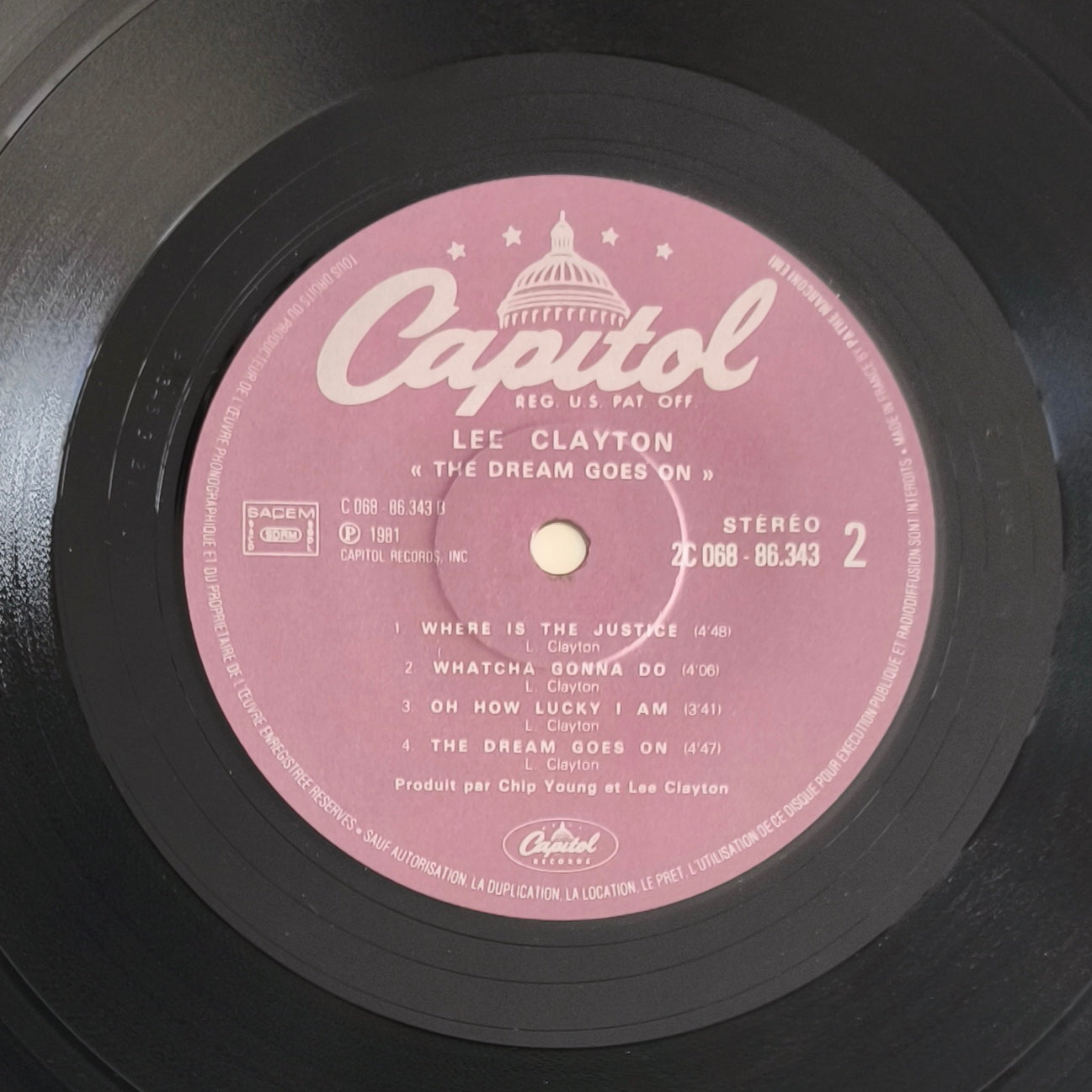 LEE CLAYTON - The Dream Goes On