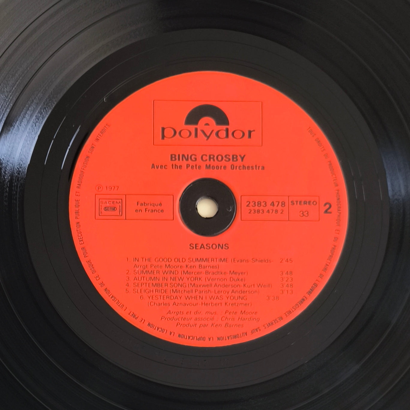 BING CROSBY - Seasons