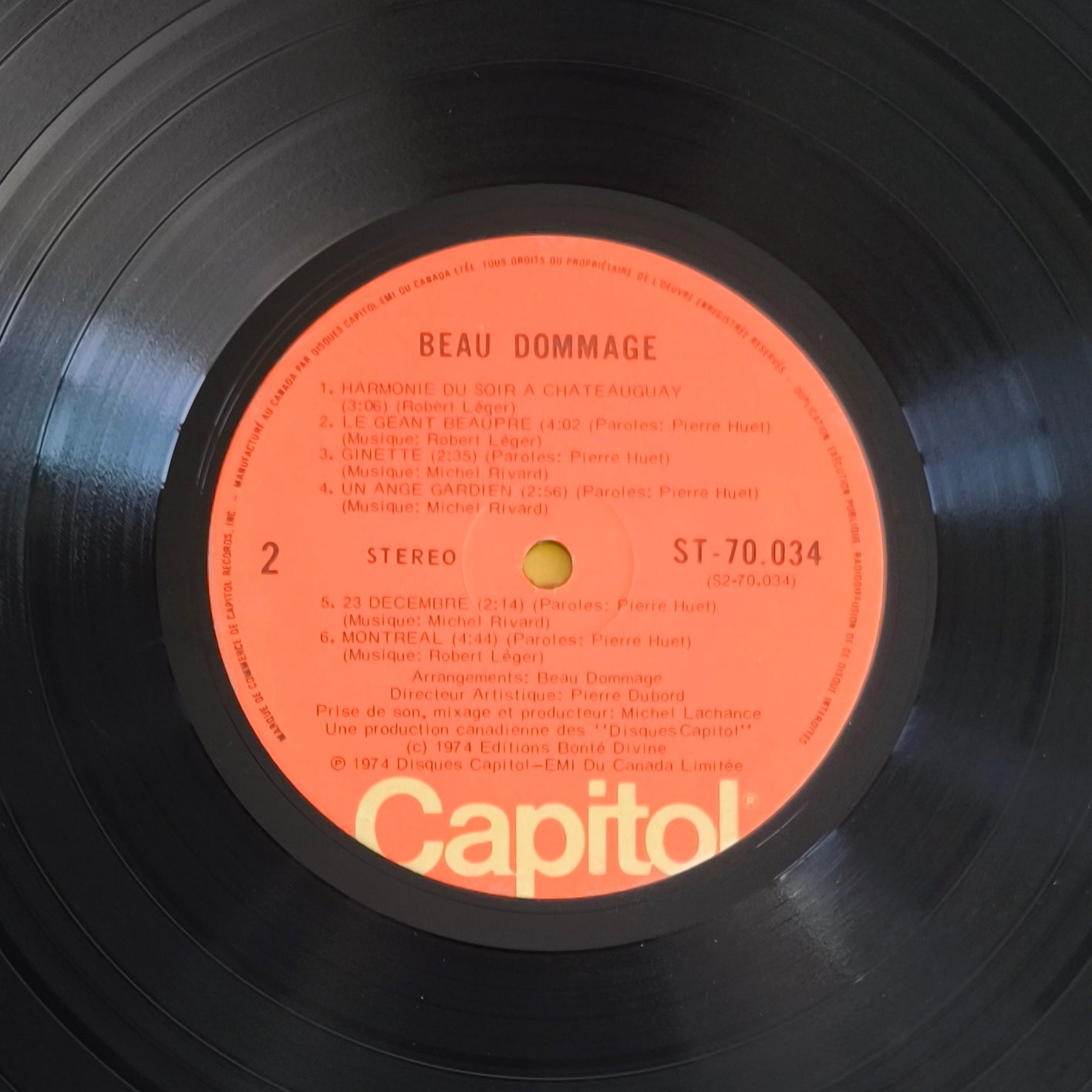 BEAU DOMMAGE - Beau Dommage