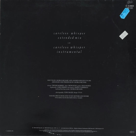 GEORGE MICHAEL - Careless Whisper (Extended Mix)