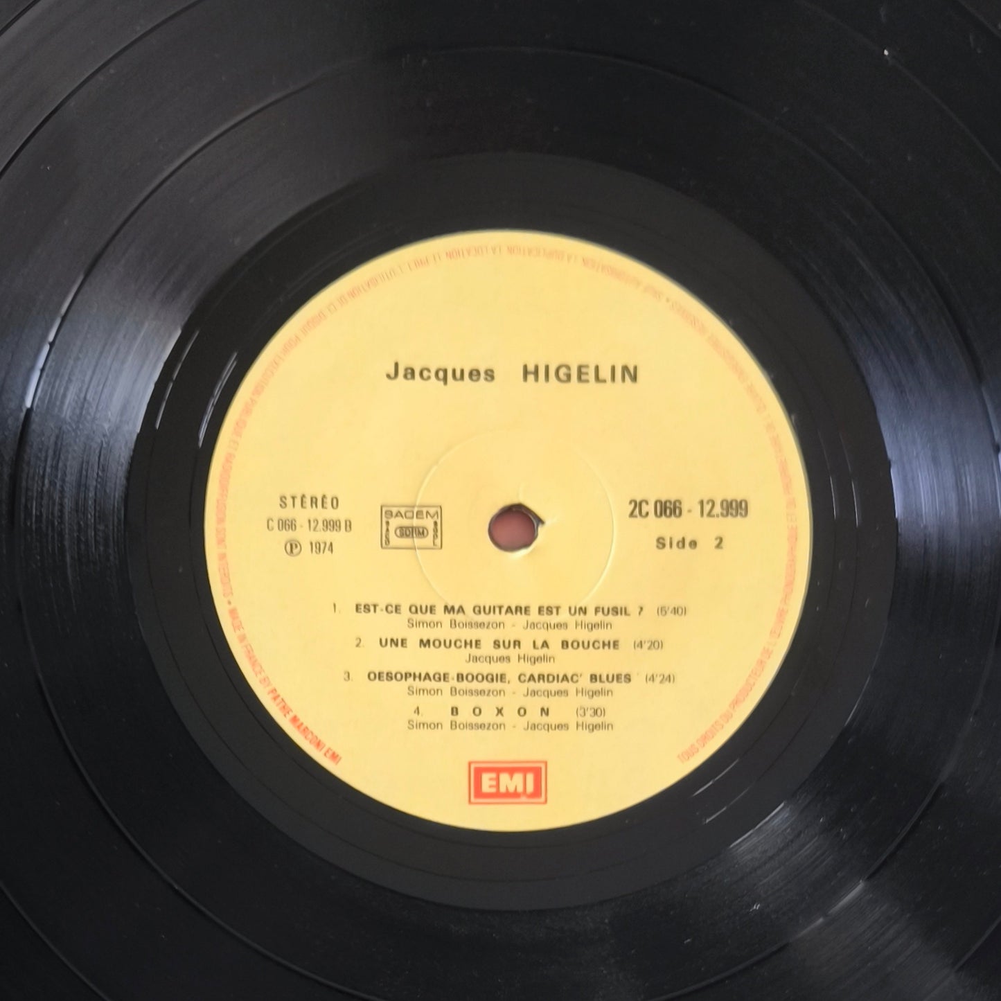 JACQUES HIGELIN - BBH 75