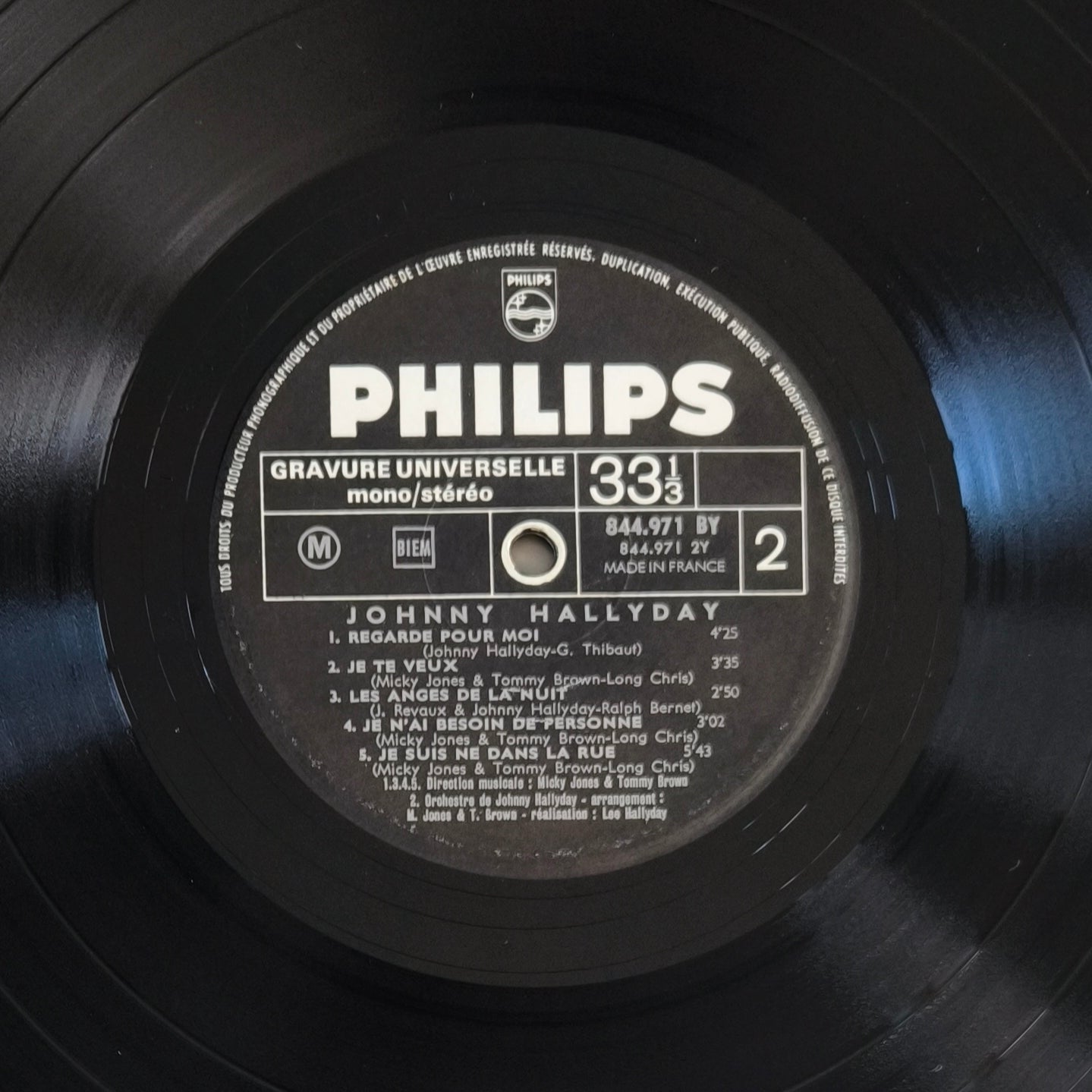 JOHNNY HALLYDAY - Rivière... Ouvre Ton Lit