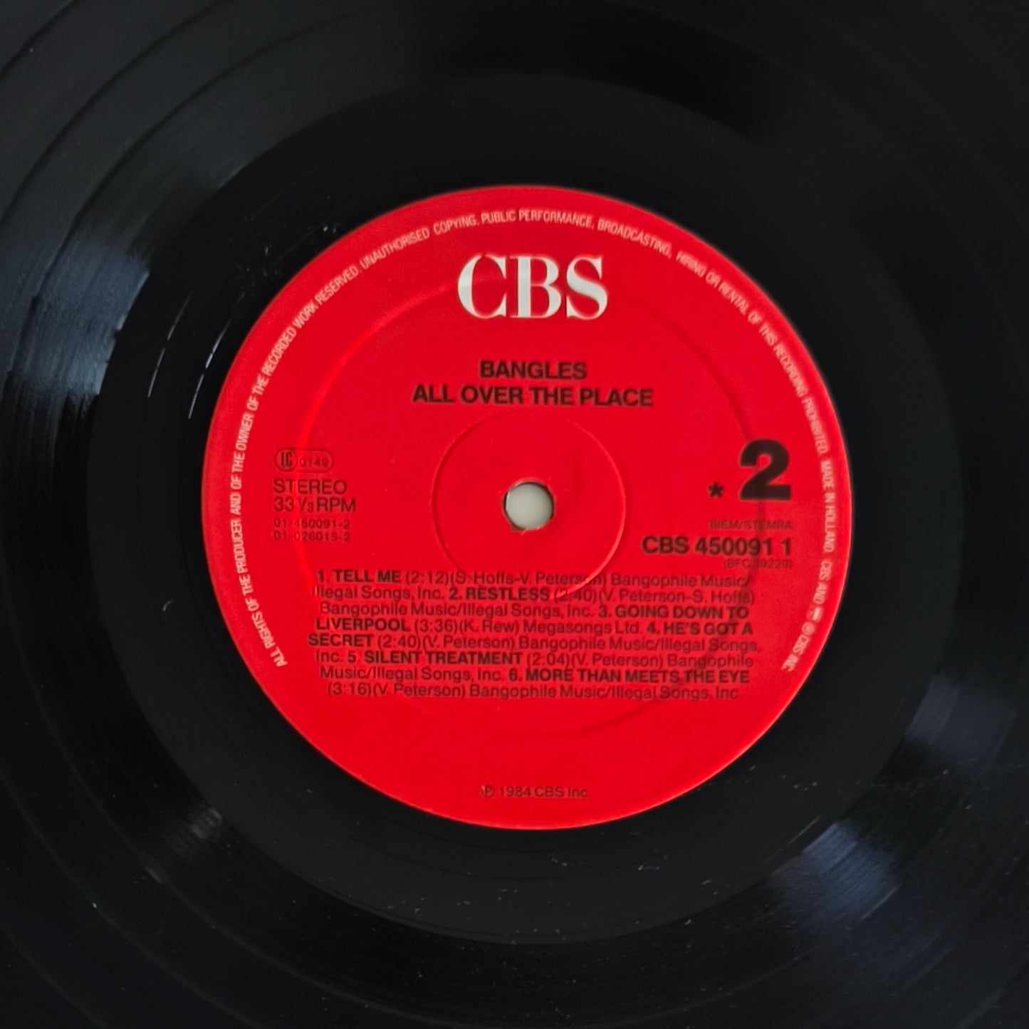 BANGLES - All Over The Place