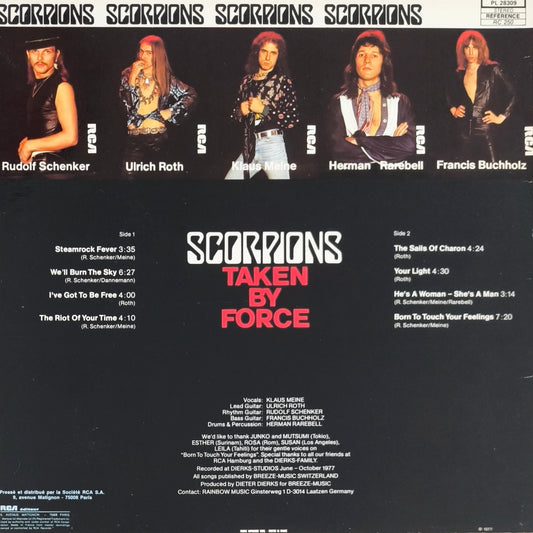 SCORPIONS - Taken By Force