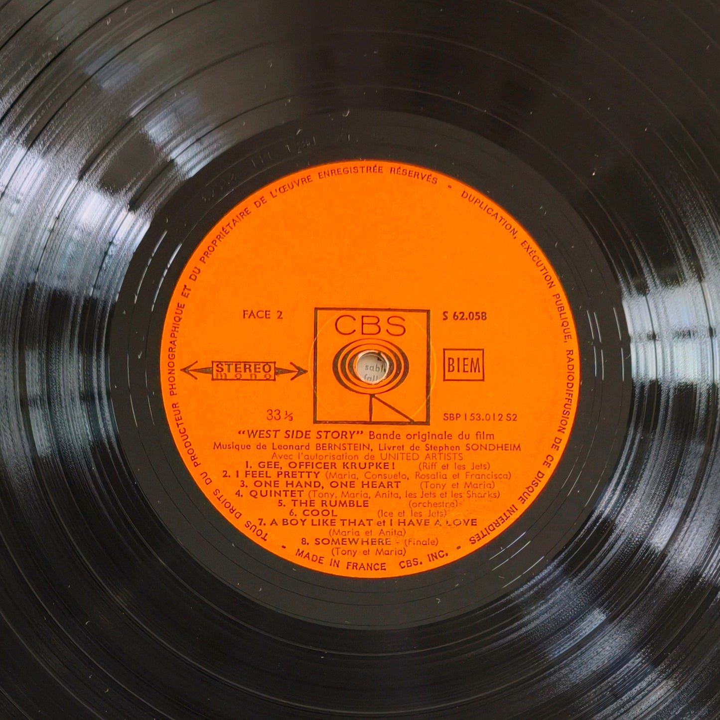 LEONARD BERNSTEIN - West Side Story (The Original Sound Track Recording)