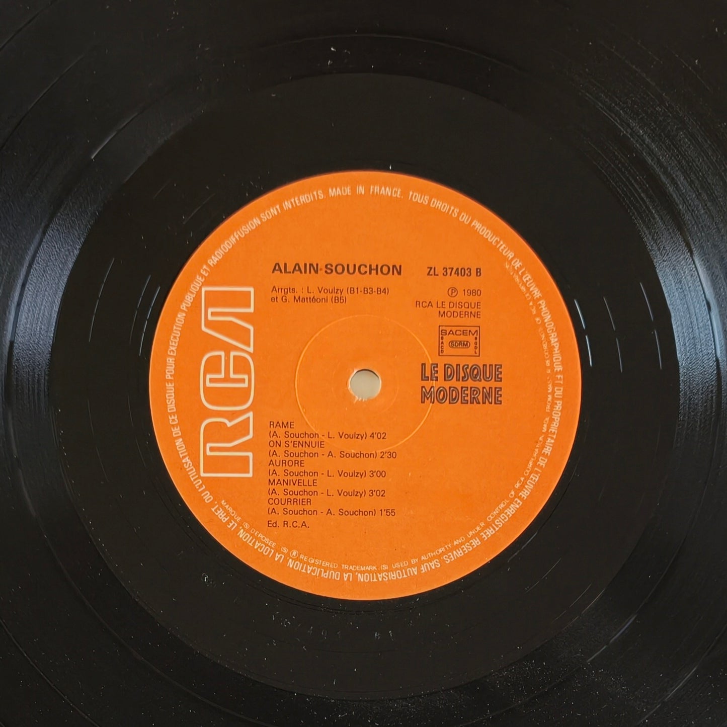 ALAIN SOUCHON - Rame