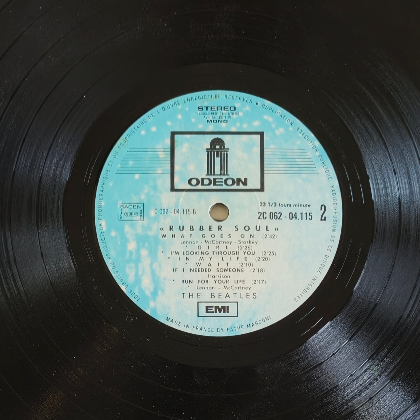 THE BEATLES - Rubber Soul