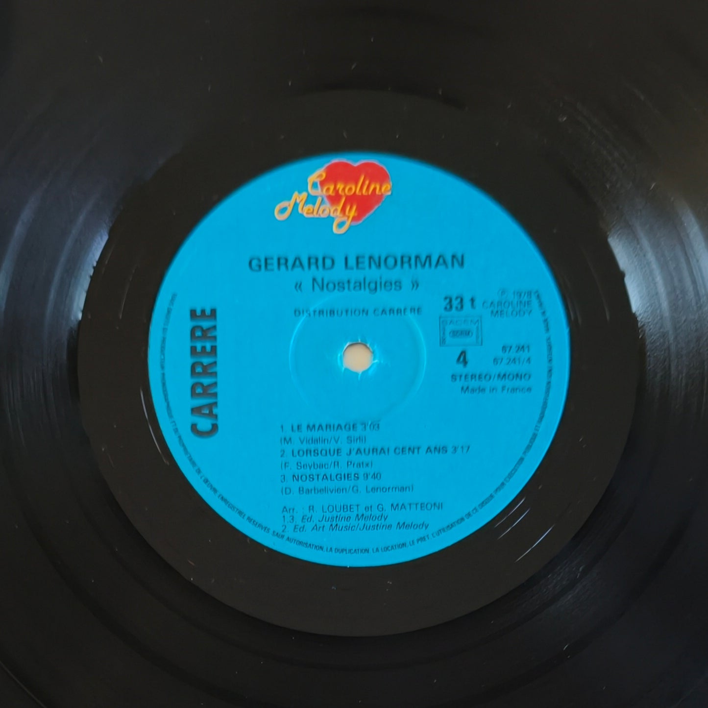 GERARD LENORMAND - Nostalgies