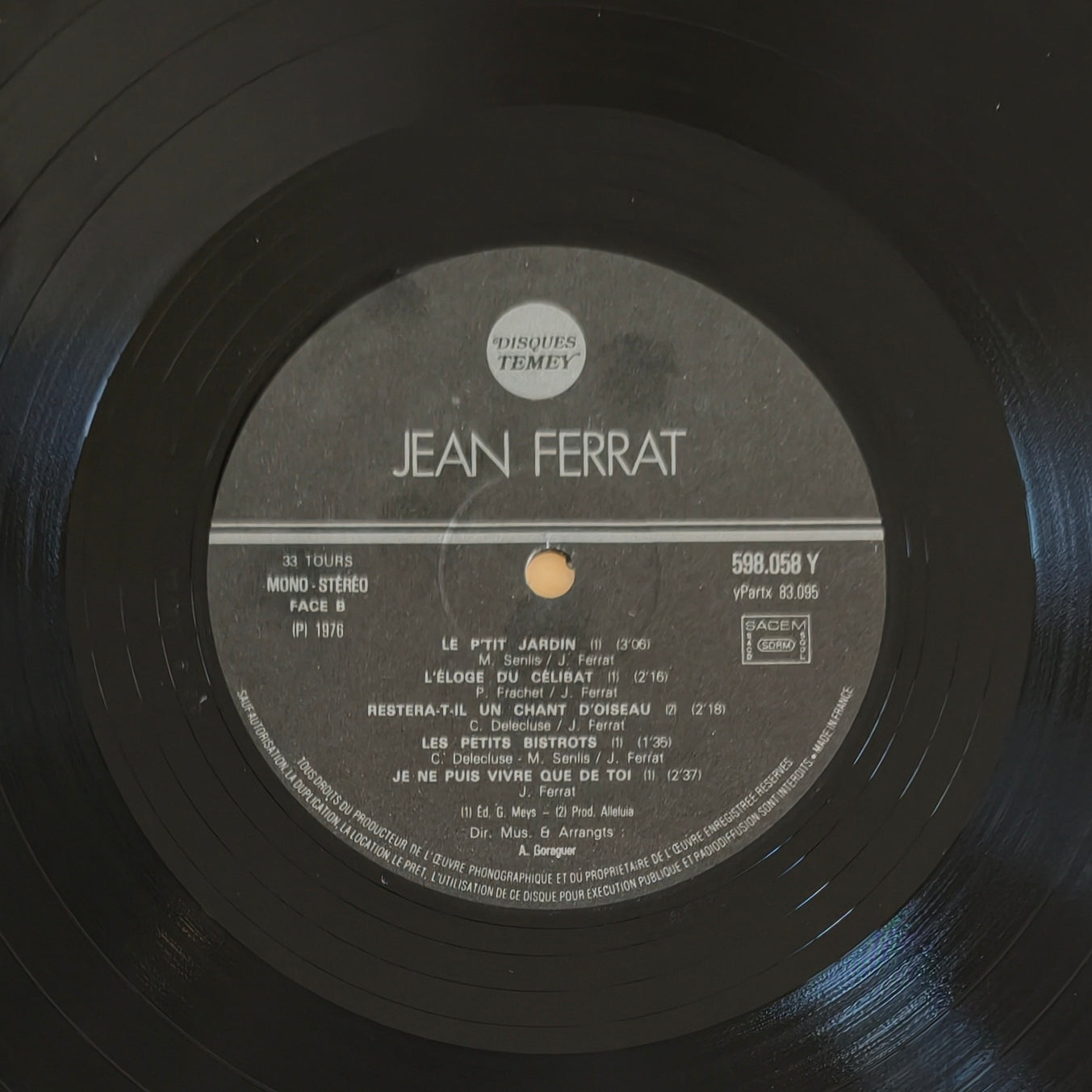 JEAN FERRAT - Eh L'amour!