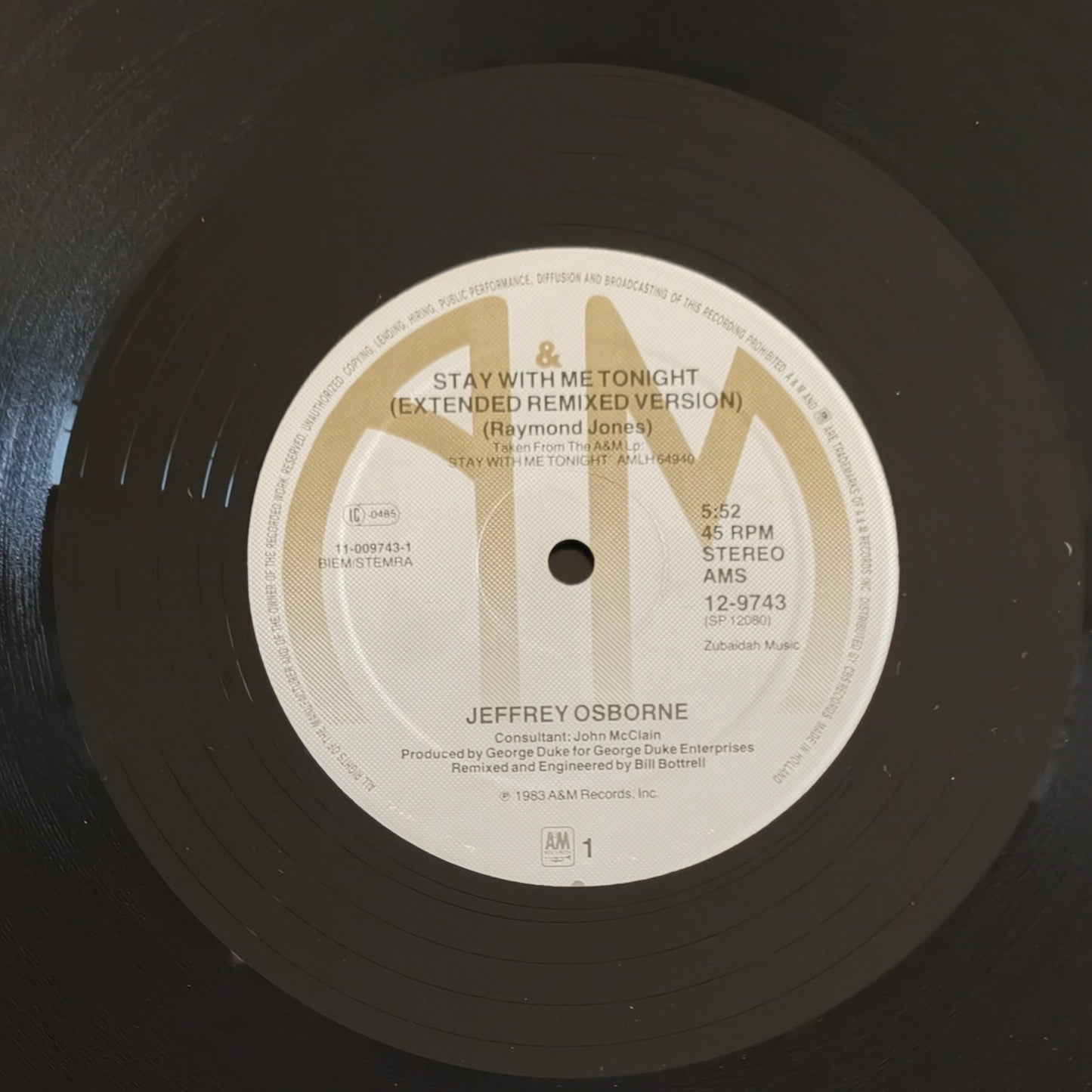 JEFFREY OSBORNE - Stay With Me Tonight (Extended Remix & Dub Version)