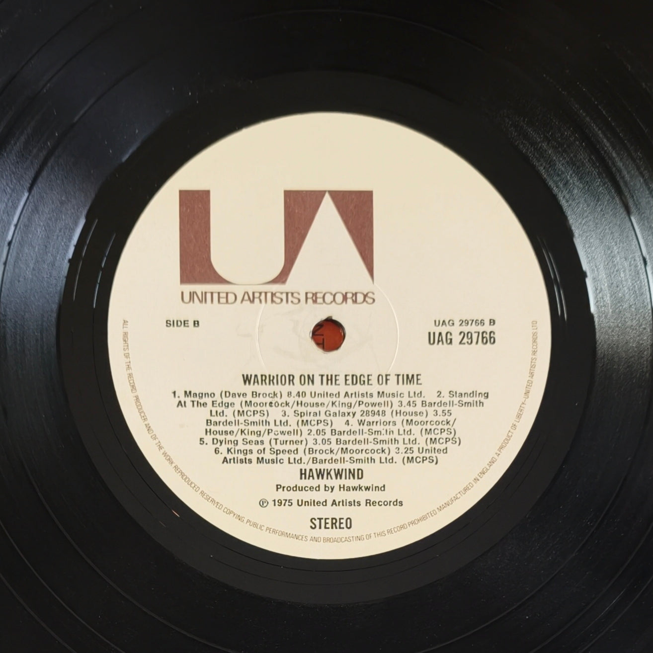 HAWKWIND - Warrior On The Edge Of Time (Pressage UK)