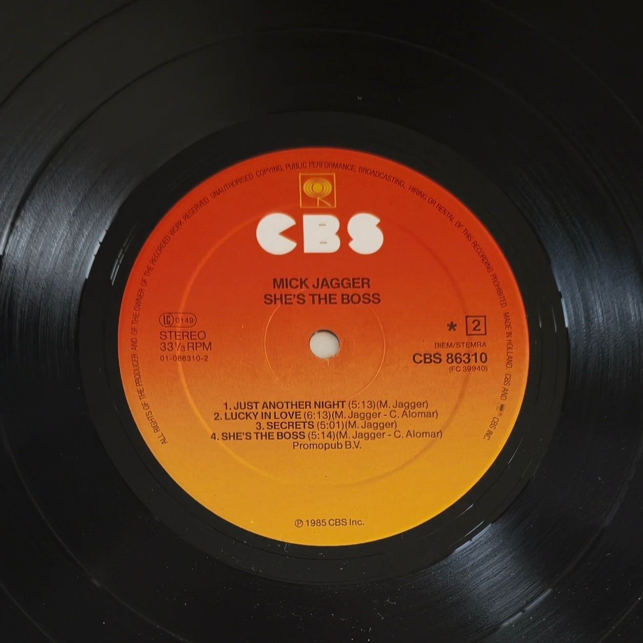 MICK JAGGER - She's The Boss