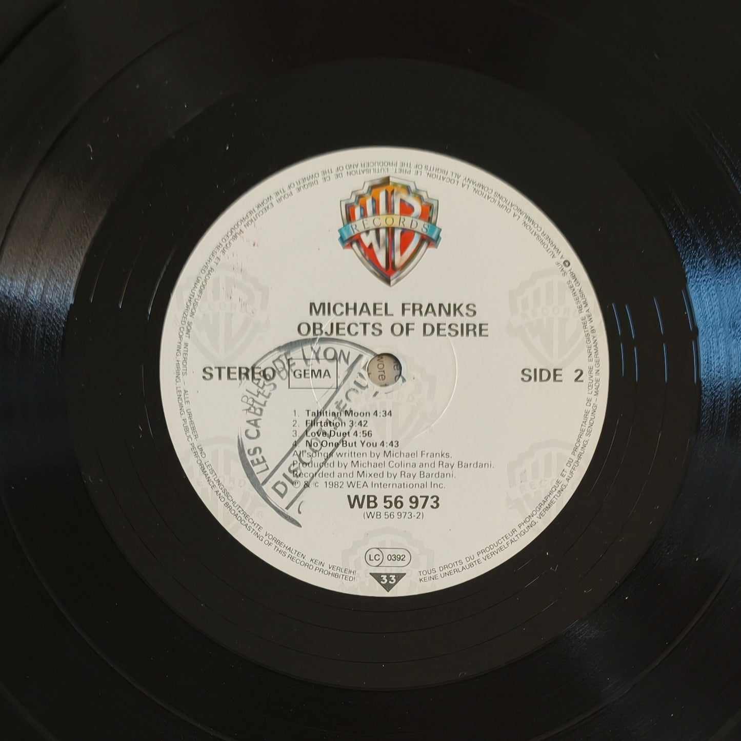 MICHAEL FRANKS - Objects Of Desire
