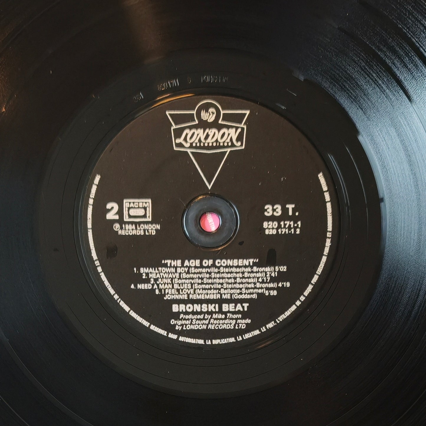 BRONSKI BEAT - The Age Of Consent