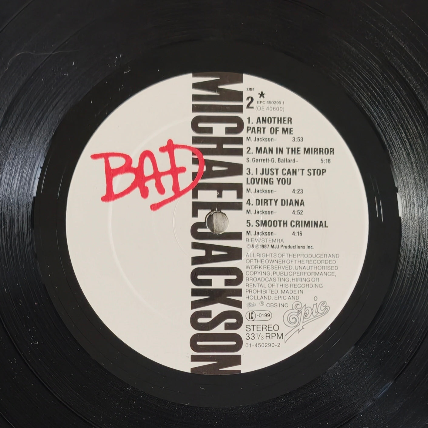 MICHAEL JACKSON - Bad