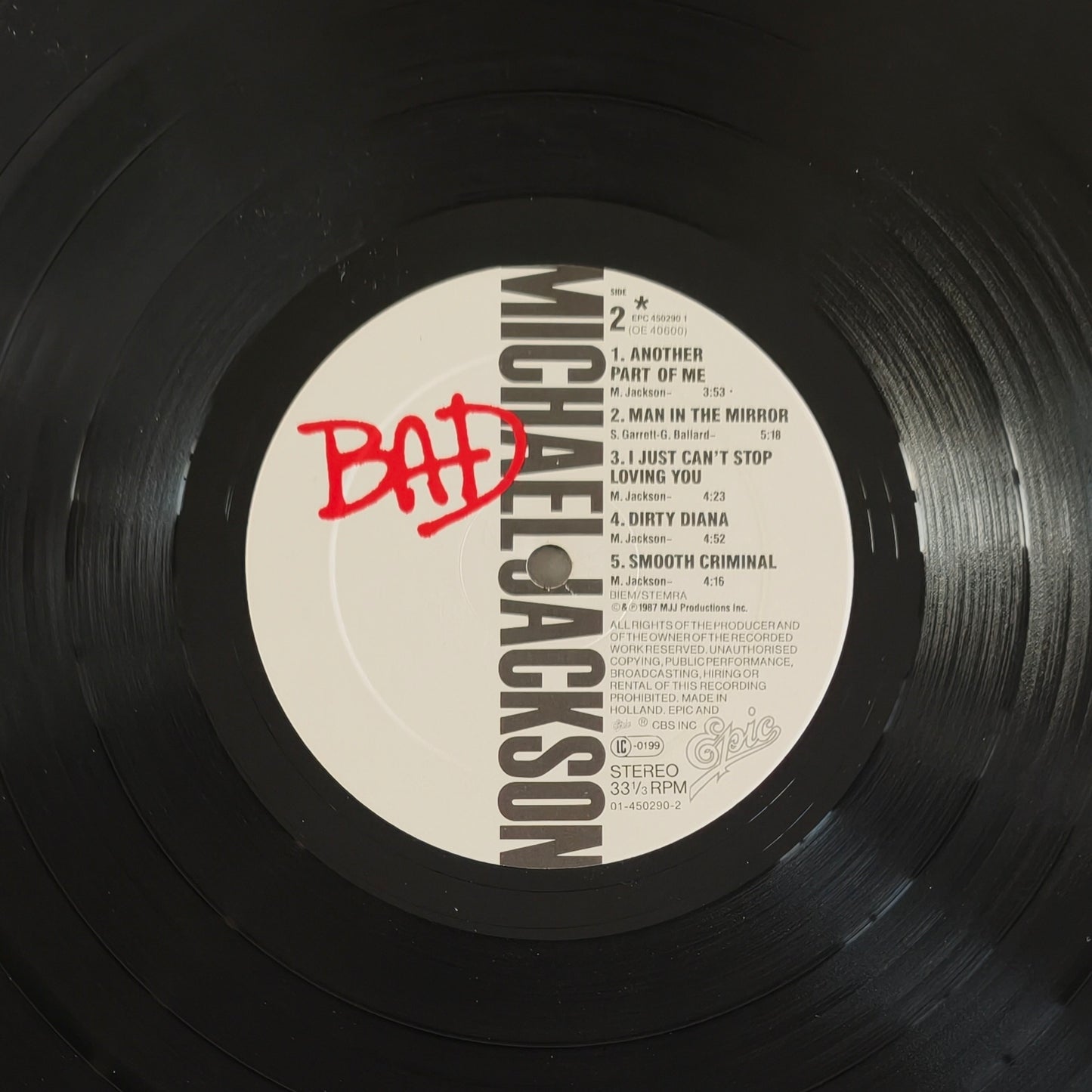 MICHAEL JACKSON - Bad