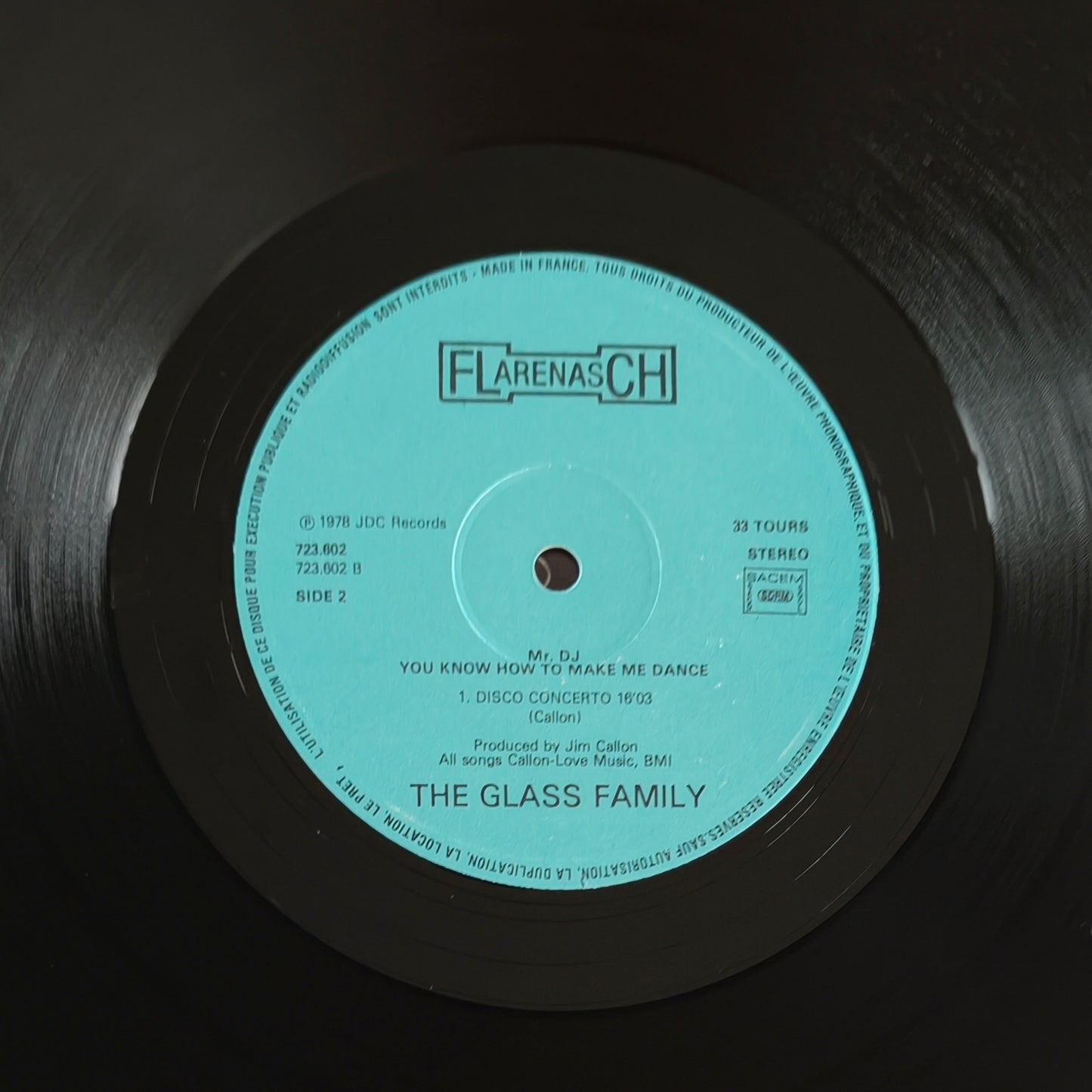 THE GLASS FAMILY - Mr DJ, You Know How To Make Me Dance