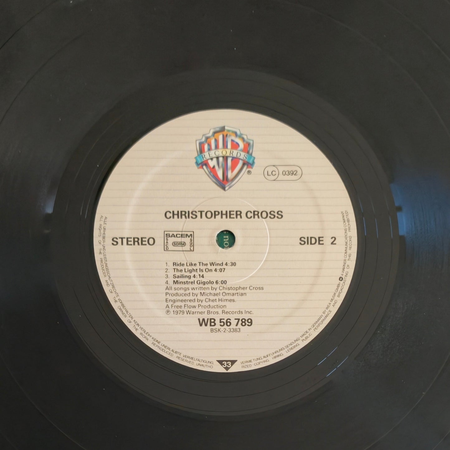 CHRISTOPHER CROSS - Christopher Cross