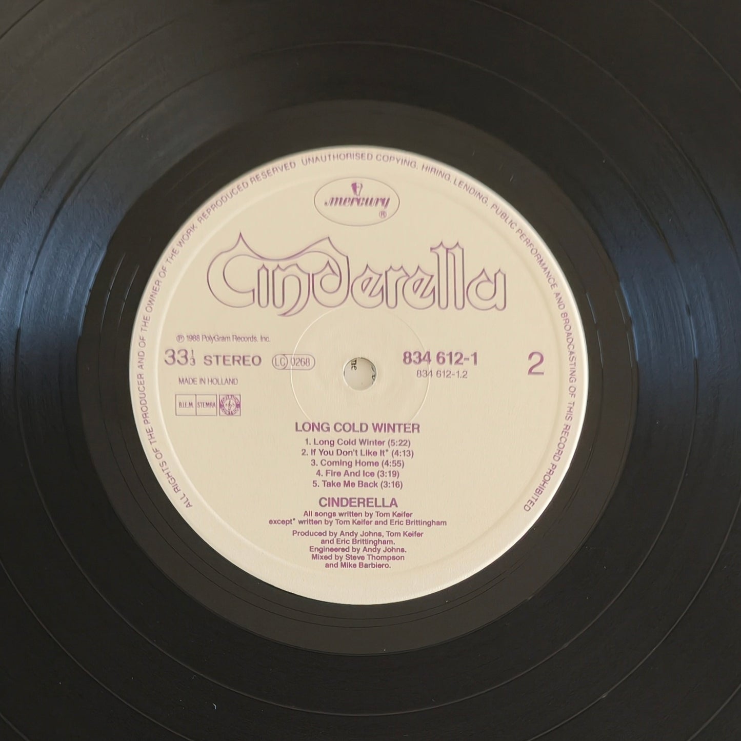 CINDERELLA - Long Cold Winter