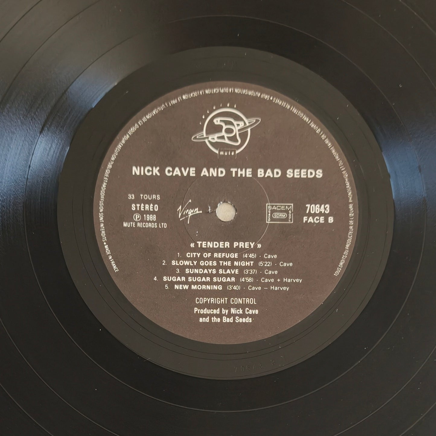 NICK CAVE AND THE BAD SEEDS - Tender Prey
