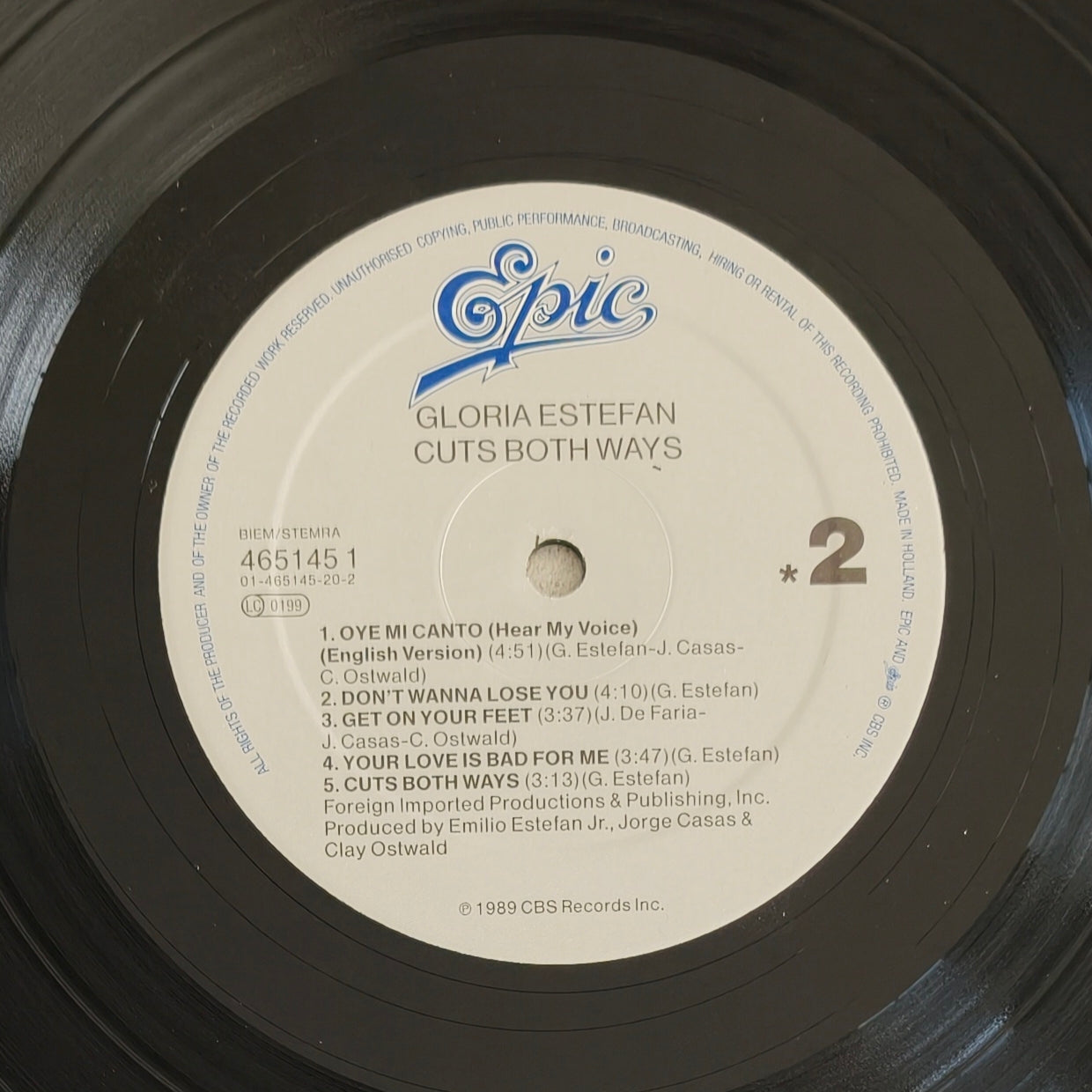 GLORIA ESTEFAN - Cuts Both Ways