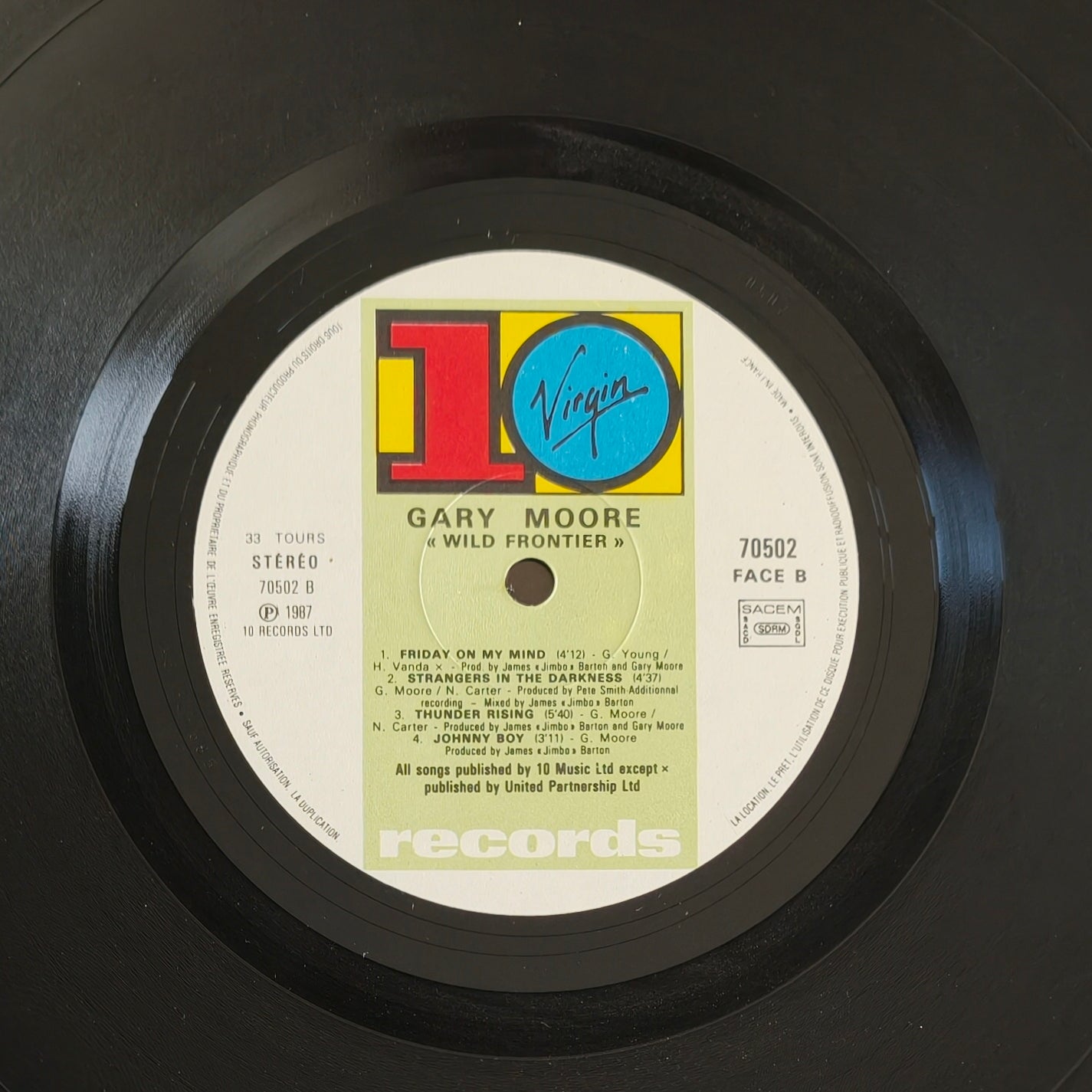 GARY MOORE - Wild Frontier