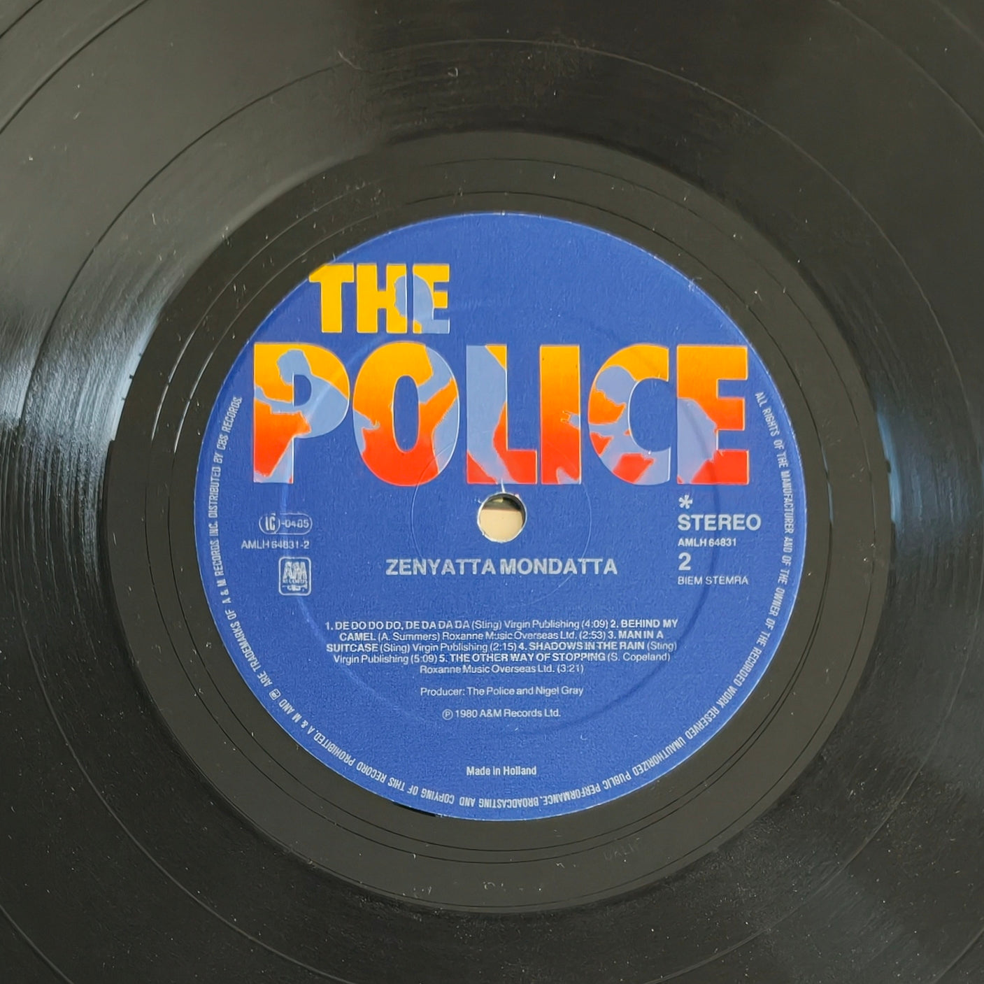 THE POLICE - Zenyatta Mondatta