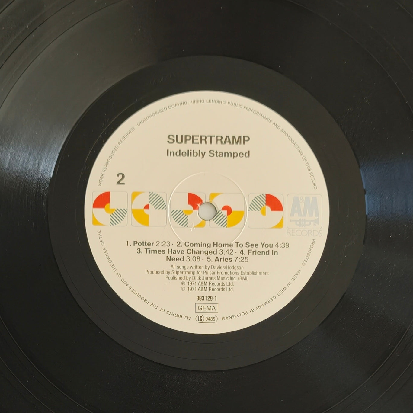 SUPERTRAMP - Indelibly Stamped
