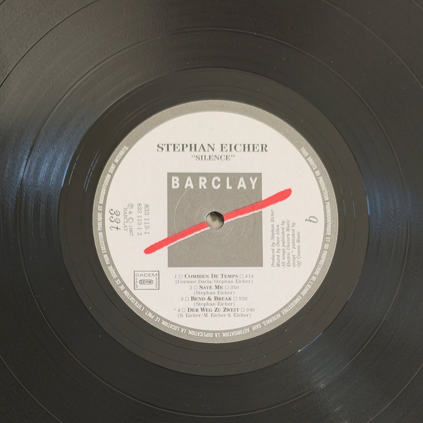 STEPHAN EICHER - Silence