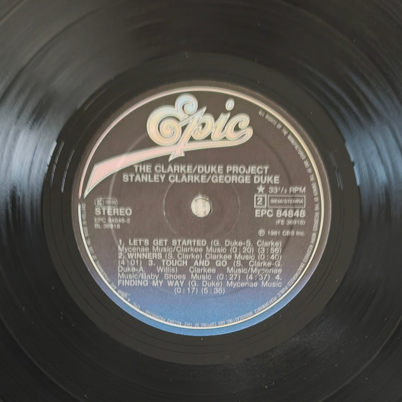 STANLEY CLARKE / GEORGE DUKE - The Clarke / Duke Project