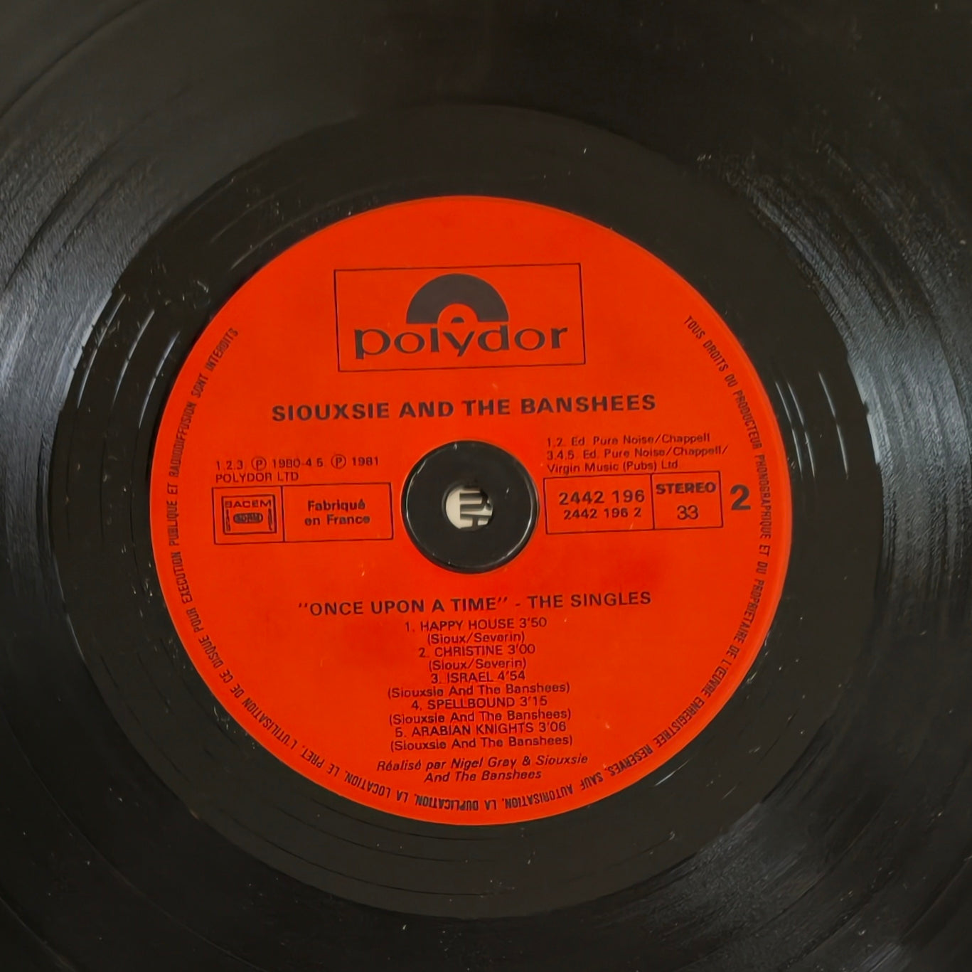 SIOUXSIE AND THE BANSHEES - Once Upon A Time / The Singles