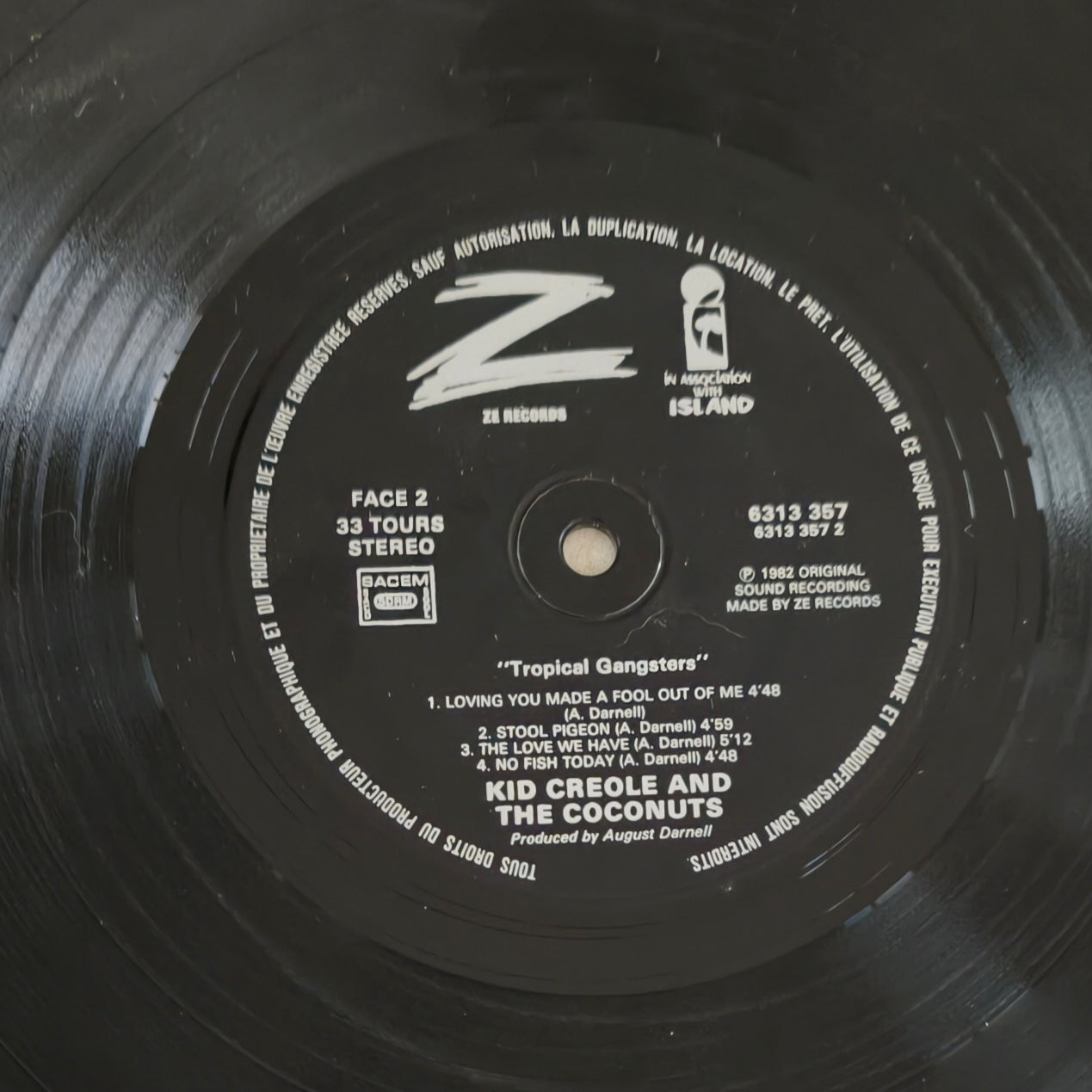 KID CREOLE & THE COCONUTS - Tropical Gangsters