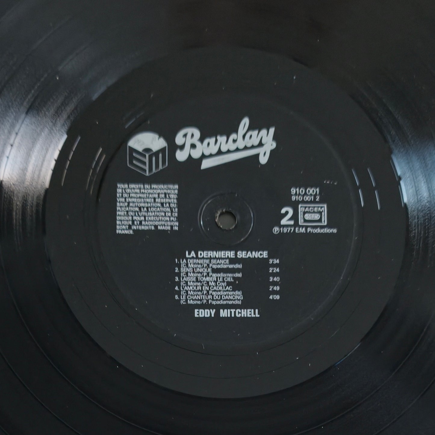 EDDY MITCHELL - La Dernière Séance