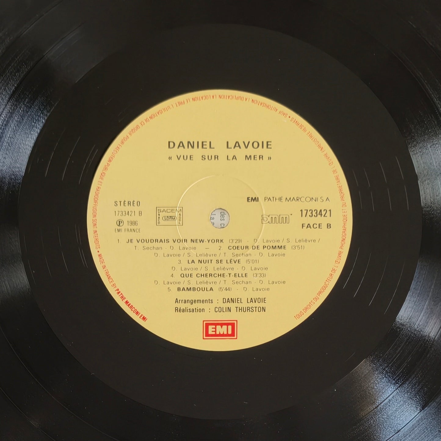 DANIEL LAVOIE - Vue Sur La Mer