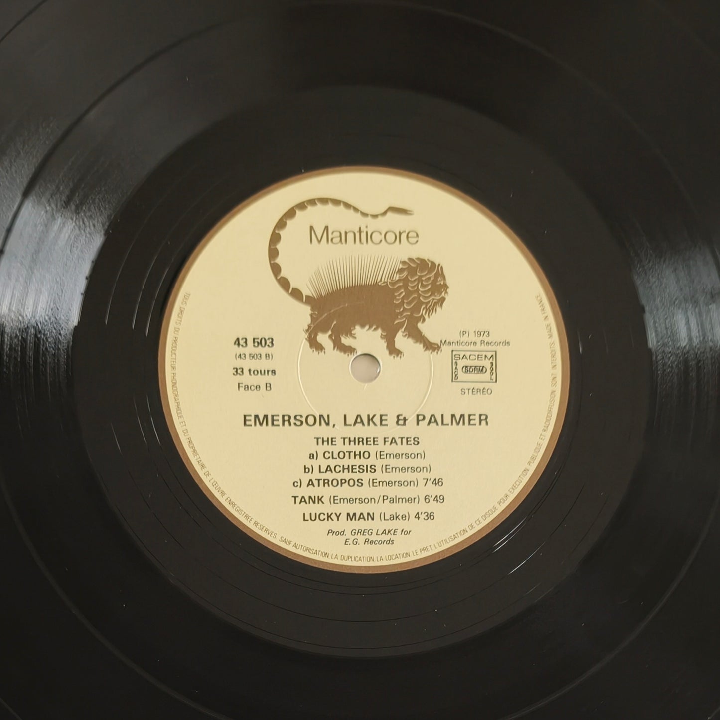 EMERSON LAKE & PALMER - Emerson Lake & Palmer