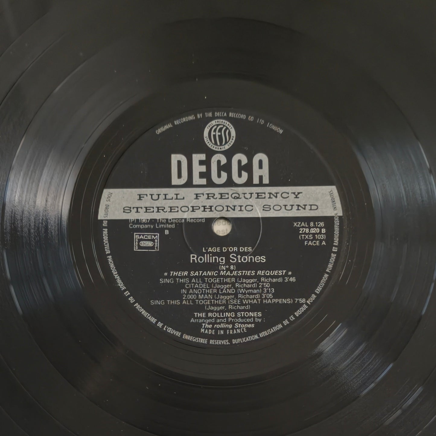 THE ROLLING STONES - «L'âge D'or» Des Rolling Stones - Vol 8 - Their Satanic Majesties Request