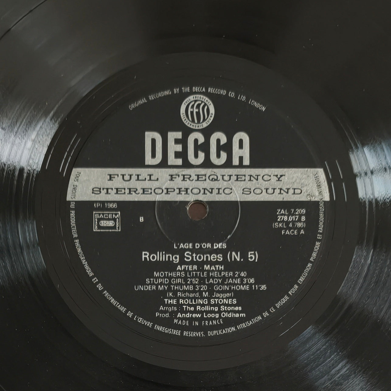 THE ROLLING STONES - «L'âge D'or» Des Rolling Stones - Vol 5 - After-Math
