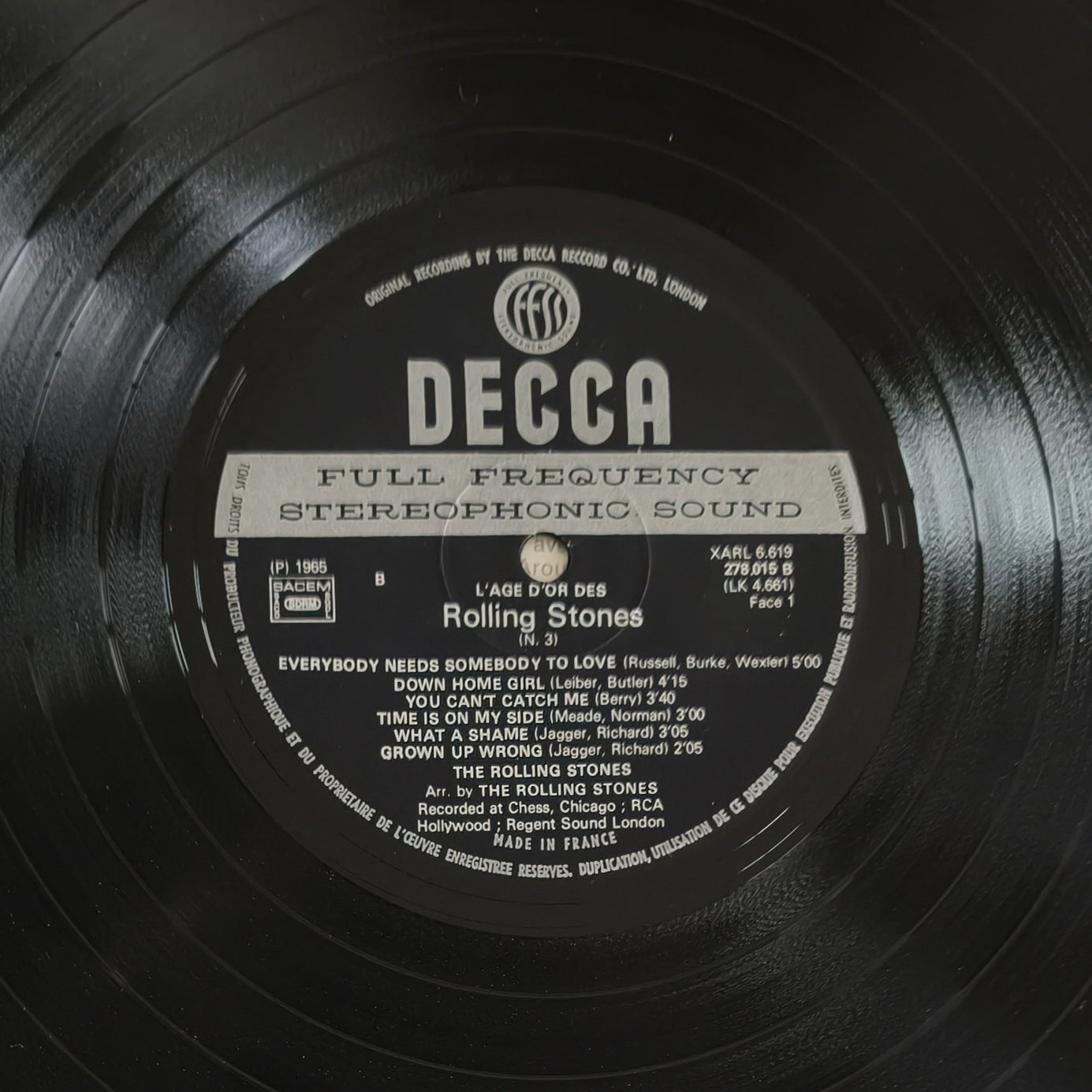 THE ROLLING STONES - «L'âge D'or» Des Rolling Stones - Vol 3 - Time Is On My Side